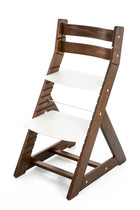 Rastúca stolička ALMA - standard (orech, biela)