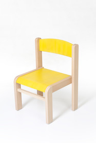 Dětská židle LUCA pro mateřské školy  (žlutá, 26)