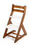 Rostoucí židle ALMA - standard (dub tmavý, bílá)