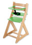 Rostoucí židle ANETA - malý pultík (buk, zelená)