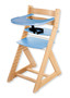 Rostoucí židle ELA - velký pultík (buk, modrá)