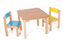 Dětský stolek MATY + židličky LUCA (modrá, žlutá)