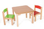 Dětský stolek MATY + židličky LUCA (červená, zelená)