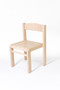 Dětská židlička LUCA s tvarovanou opěrkou zad (natur)