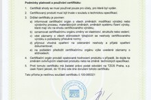 Certifikát rostoucí židle 2021 příloha